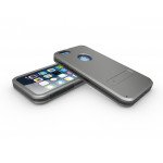 Wholesale Apple iPhone 5 5S Strong Armor Hybrid with Stand (Space Gray)